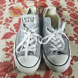 Gray Chuck Taylor Converse Tennis Shoes